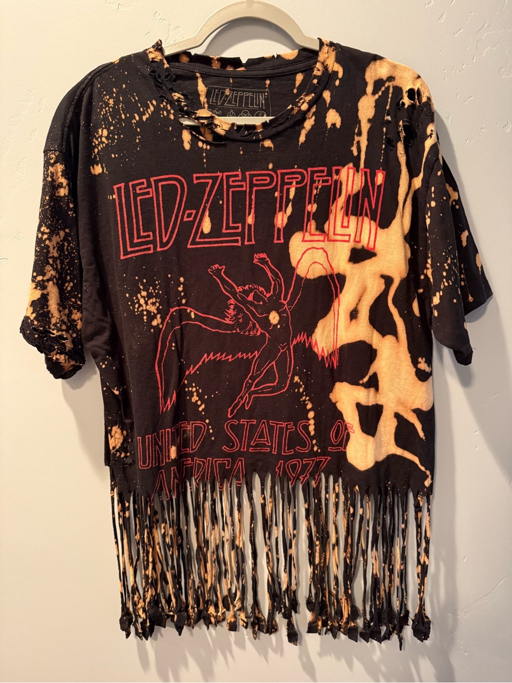 Led Zeppelin Custom Washed Tee size XL